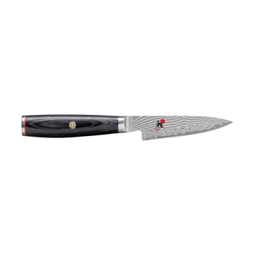 Raw 5000FCD shotoh schaalmes 9 cm - Damascus-zwart - Miyabi