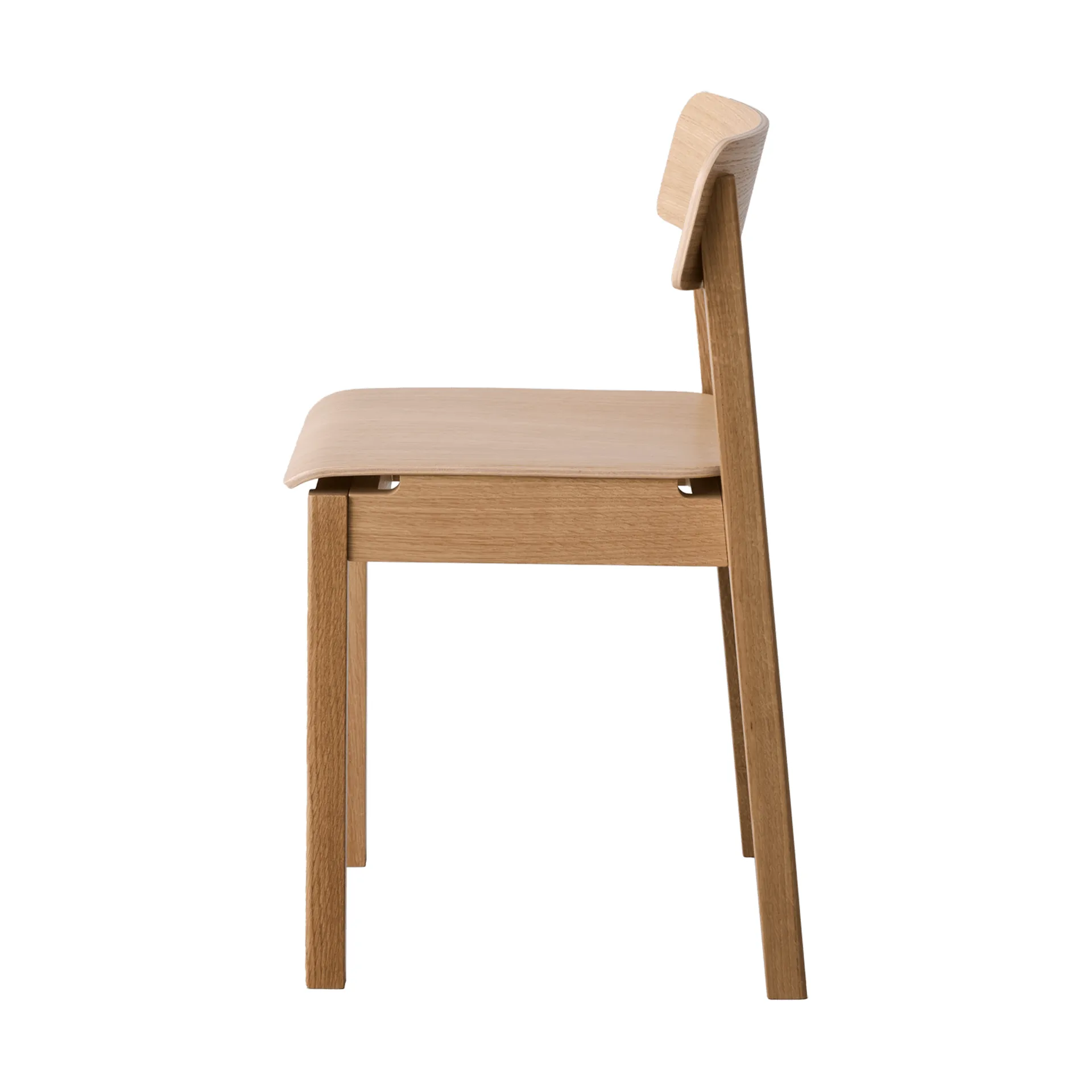 Everyday Chair stoel, gelakt eikenhout MOEBE