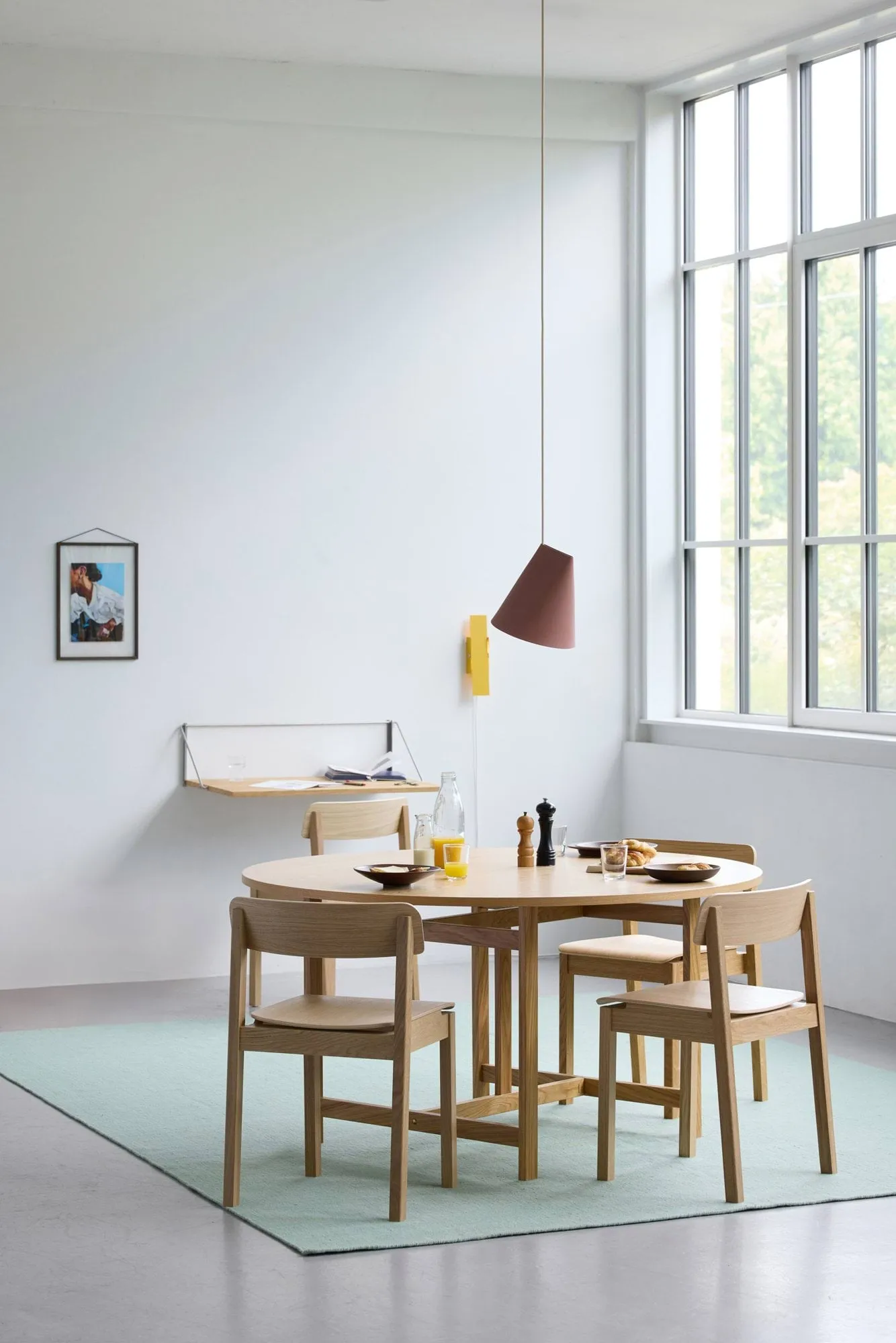 Everyday Chair stoel, gelakt eikenhout MOEBE