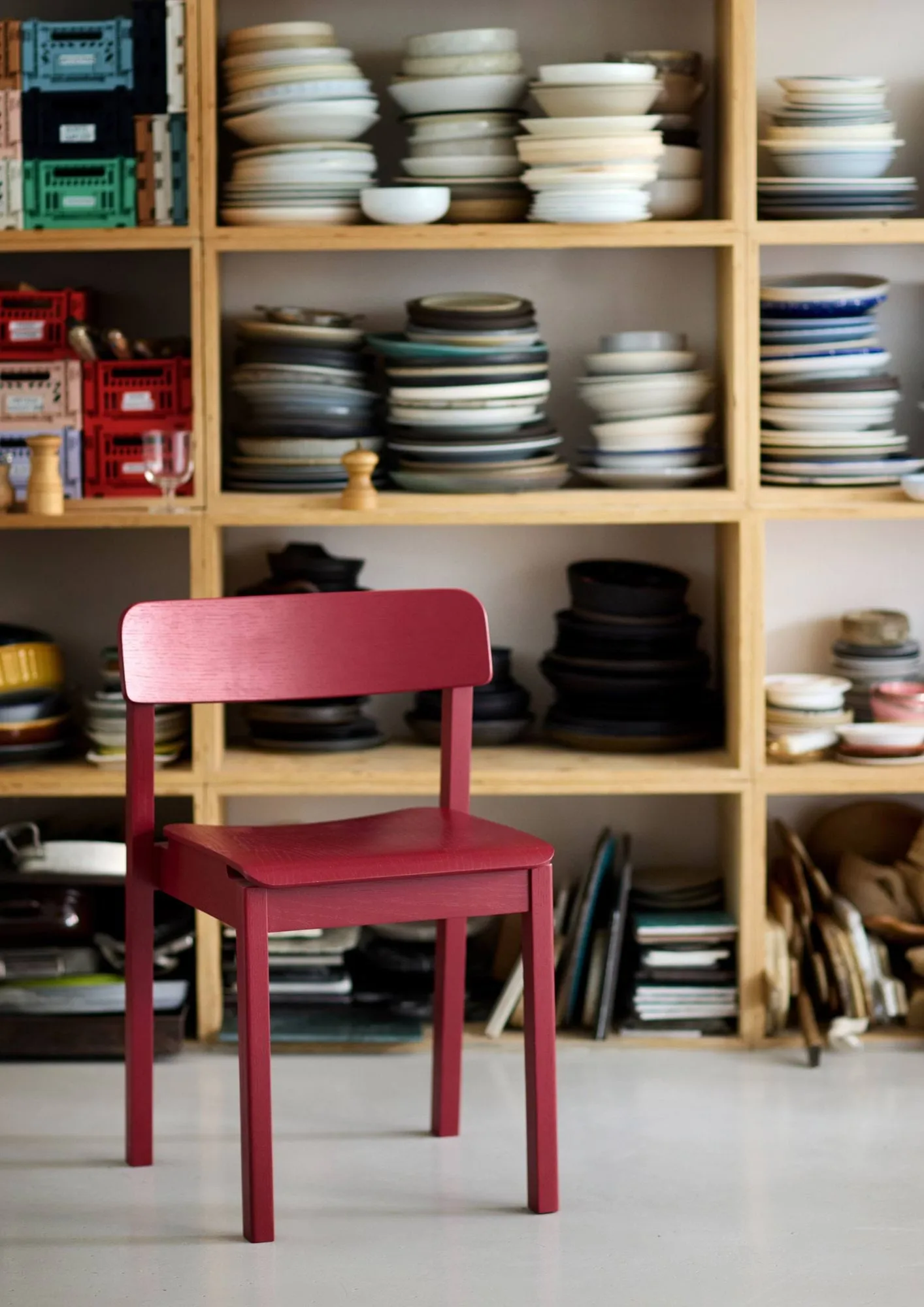 Everyday Chair stoel, Purple red MOEBE