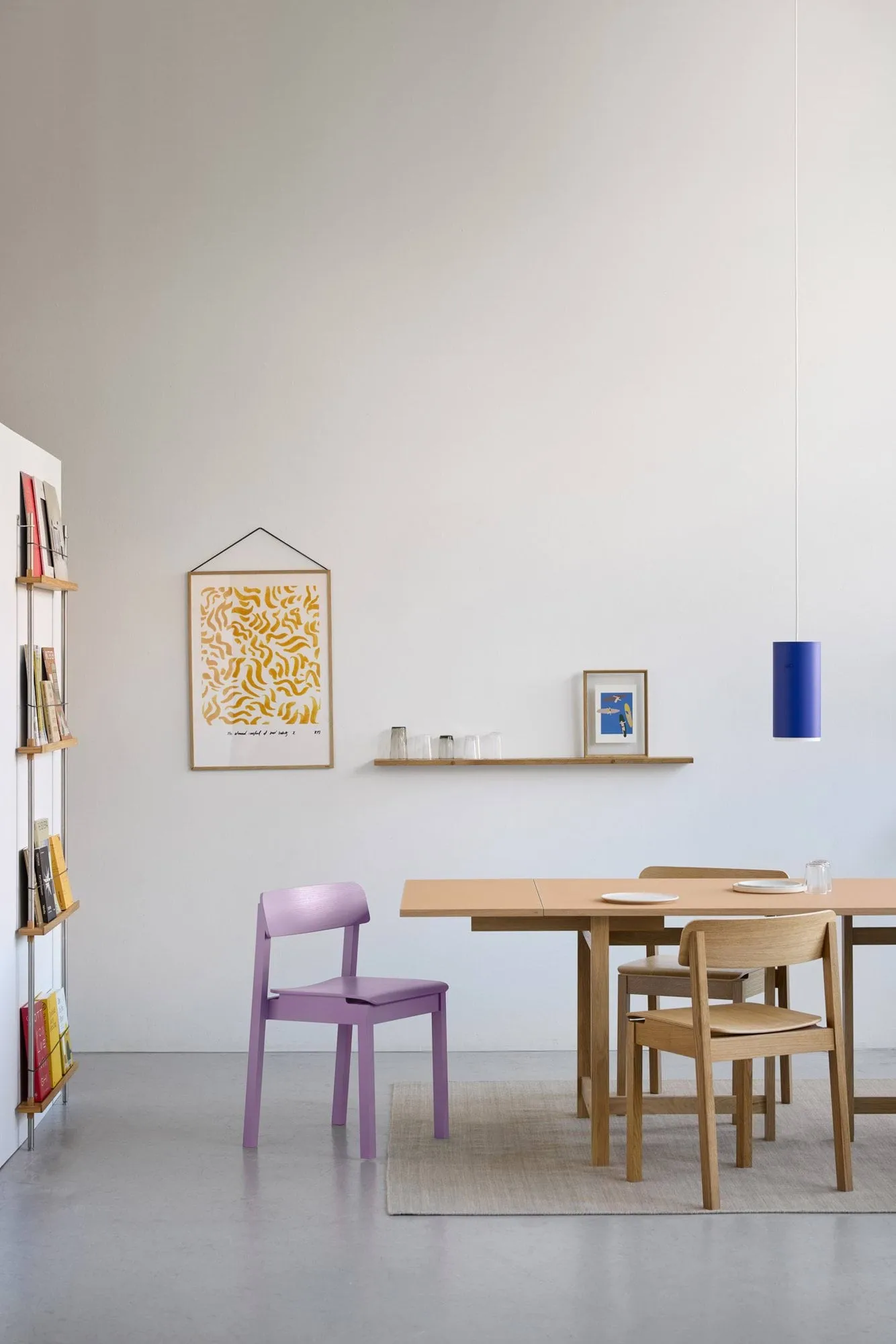 Everyday Chair stoel, Soft lavender MOEBE