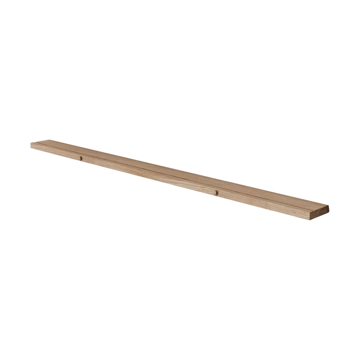 MOEBE Gallery shelf fotoplank 115 cm Eikenhout | Scandinavisch Interieur | Planken & planksystemen | Bruin