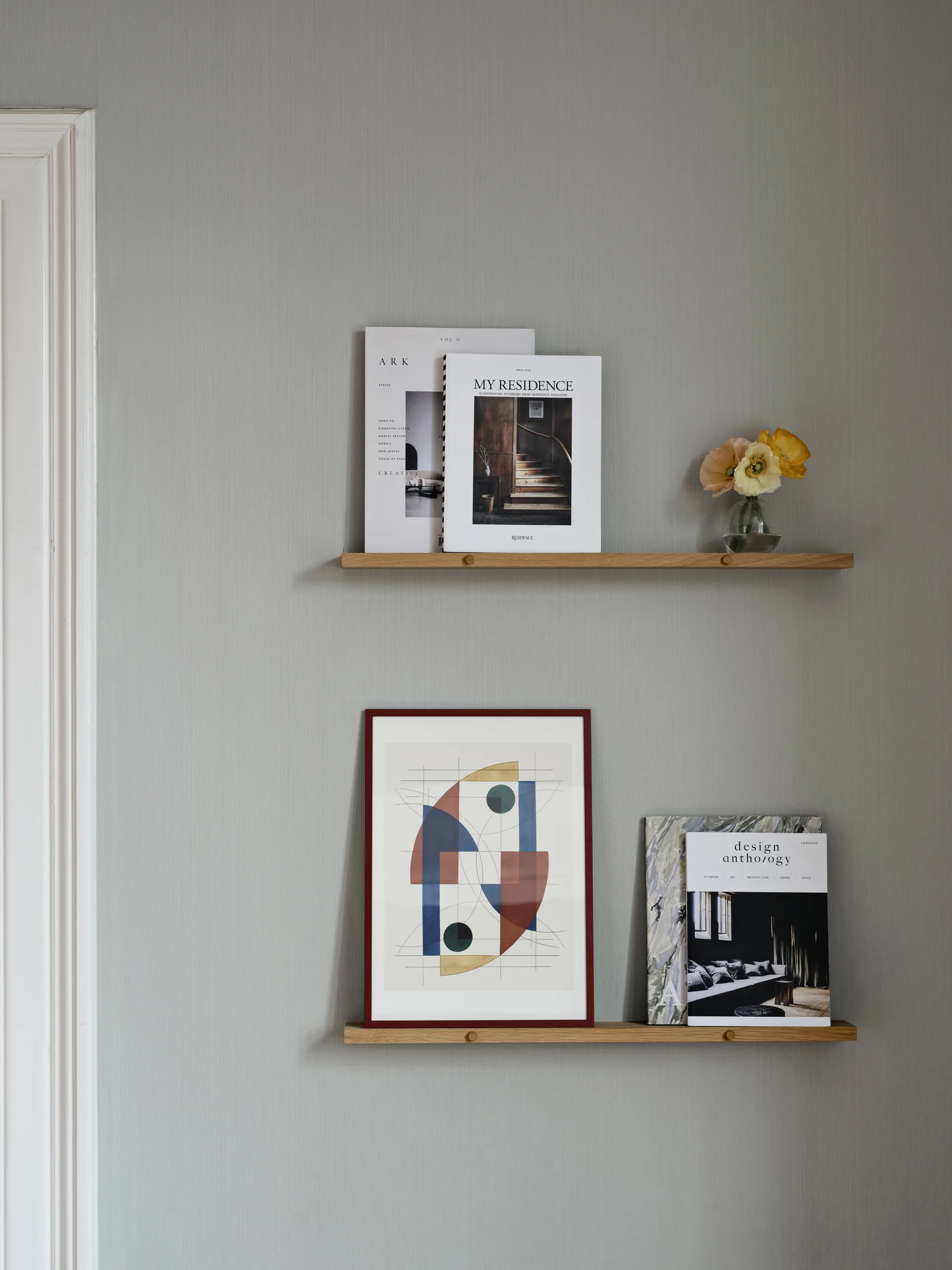 Gallery shelf fotoplank 70 cm, Eikenhout MOEBE