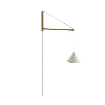 hangende wandlamp - eik-wit - MOEBE