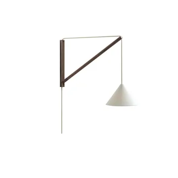 hangende wandlamp - Gerookt eiken-wit - MOEBE