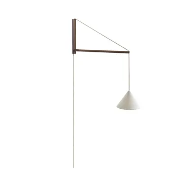 hangende wandlamp - Gerookt eiken-wit - MOEBE