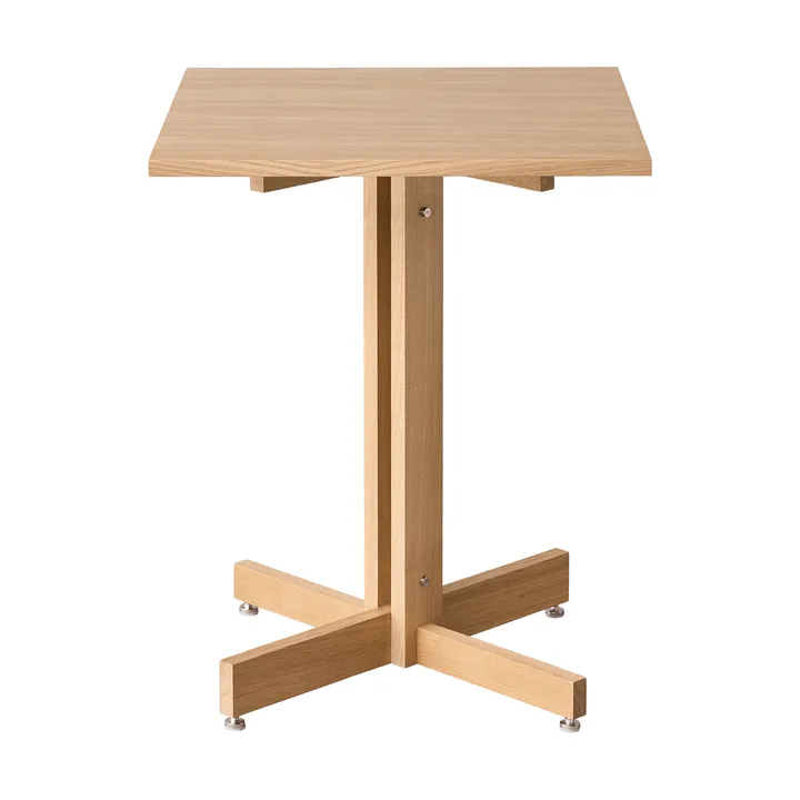 KUMU cafétafel - Geolied eiken, 60x60 cm - MOEBE