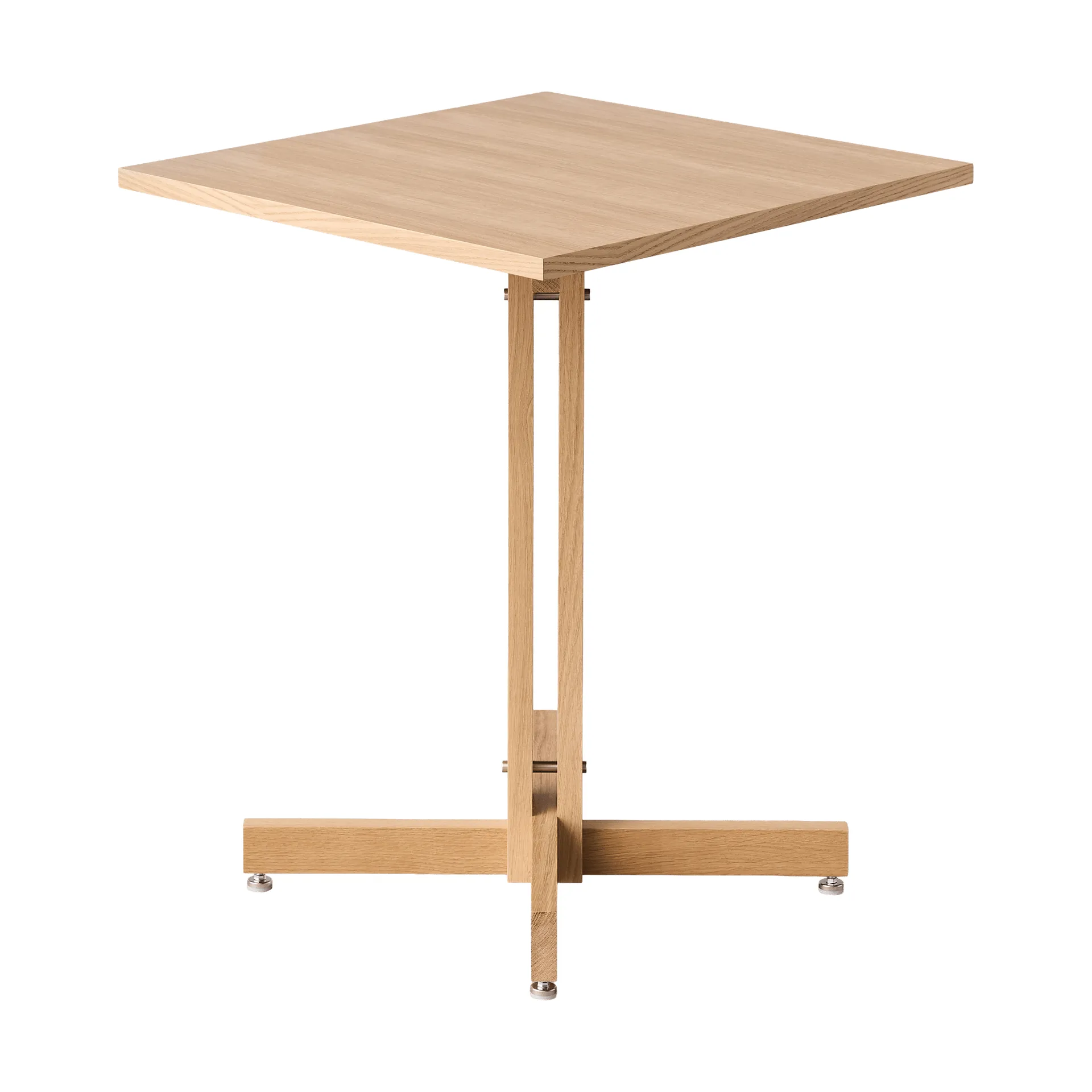 KUMU cafétafel, Geolied eiken, 60x60 cm MOEBE
