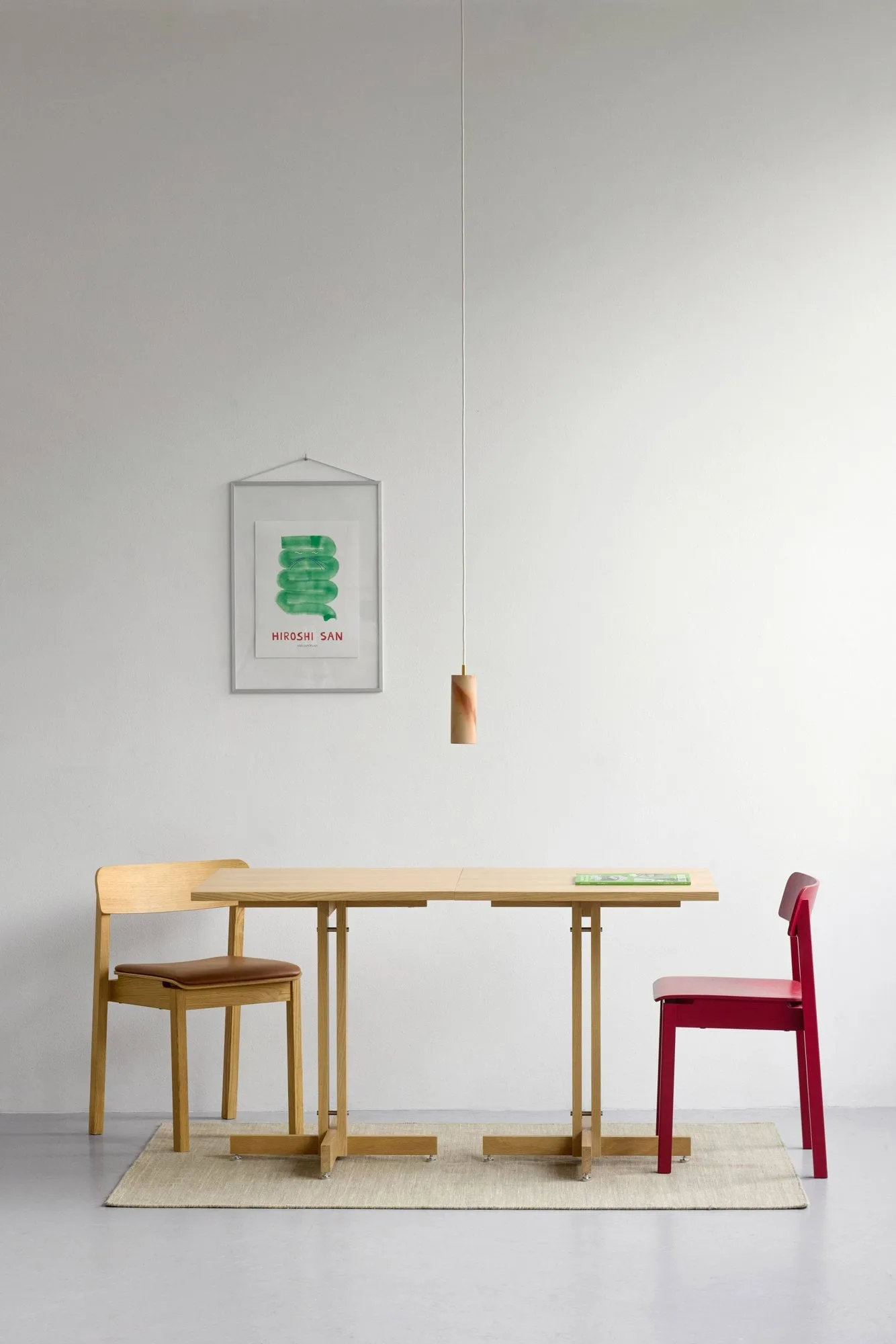 KUMU cafétafel, Geolied eiken, 60x60 cm MOEBE