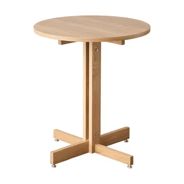 KUMU cafétafel - Geolied eiken, Ø65 cm - MOEBE