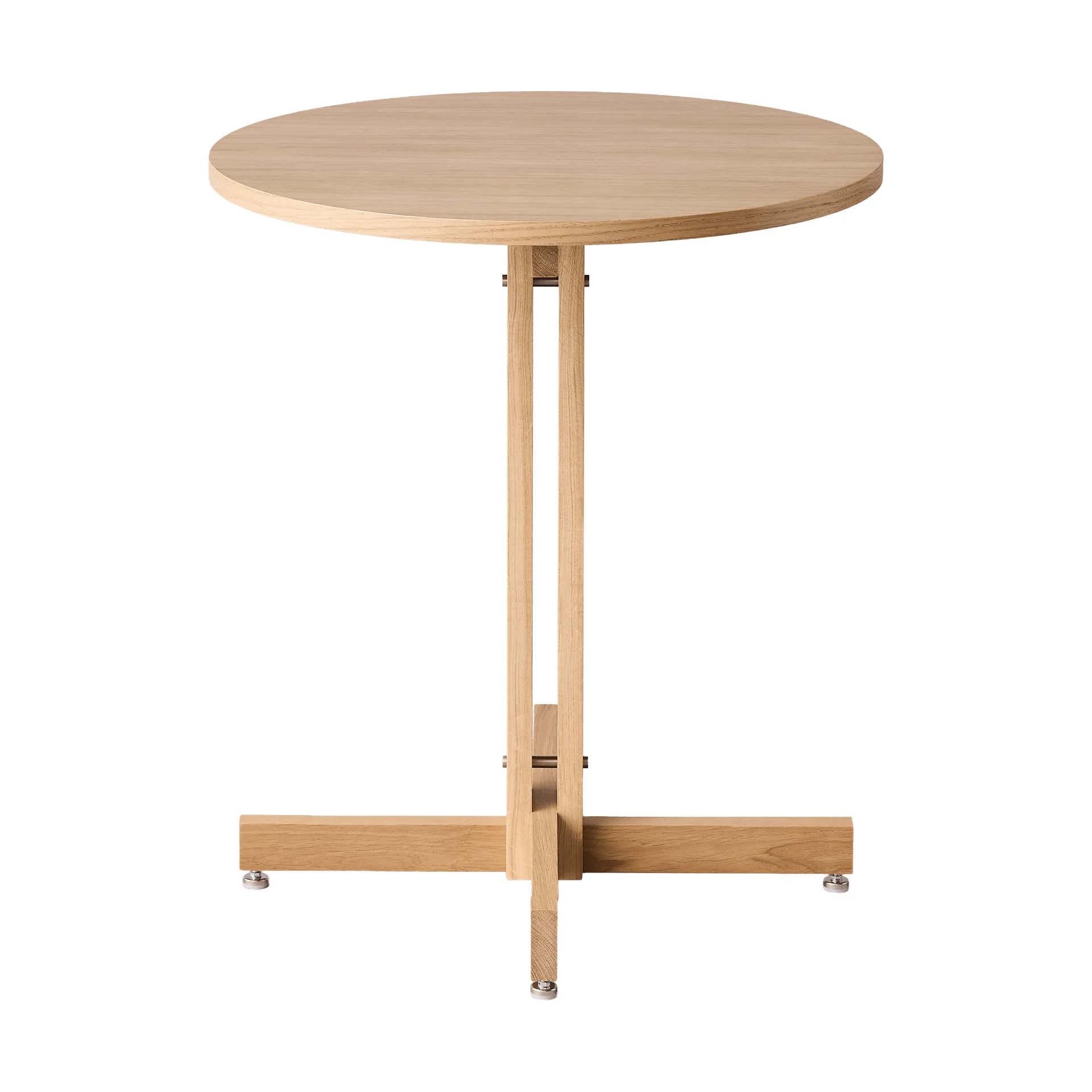 KUMU cafétafel, Geolied eiken, Ø65 cm MOEBE