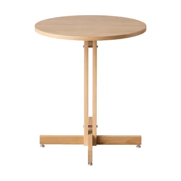 KUMU cafétafel - Geolied eiken, Ø65 cm - MOEBE