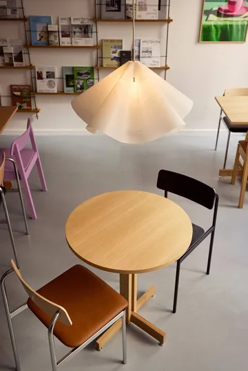 KUMU cafétafel - Geolied eiken, Ø65 cm - MOEBE