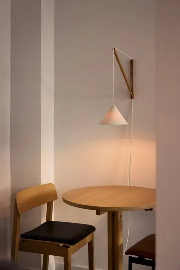 KUMU cafétafel - Geolied eiken, Ø65 cm - MOEBE
