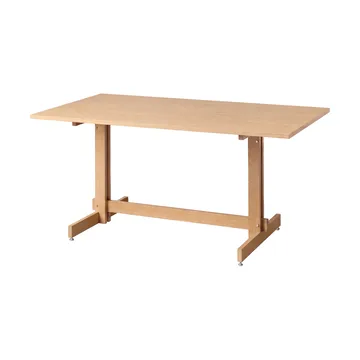 KUMU eettafel - Geolied eiken, 90x160 cm - MOEBE
