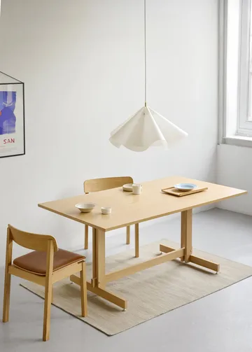 KUMU eettafel - Geolied eiken, 90x160 cm - MOEBE