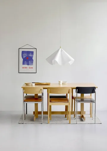 KUMU eettafel - Geolied eiken, 90x160 cm - MOEBE