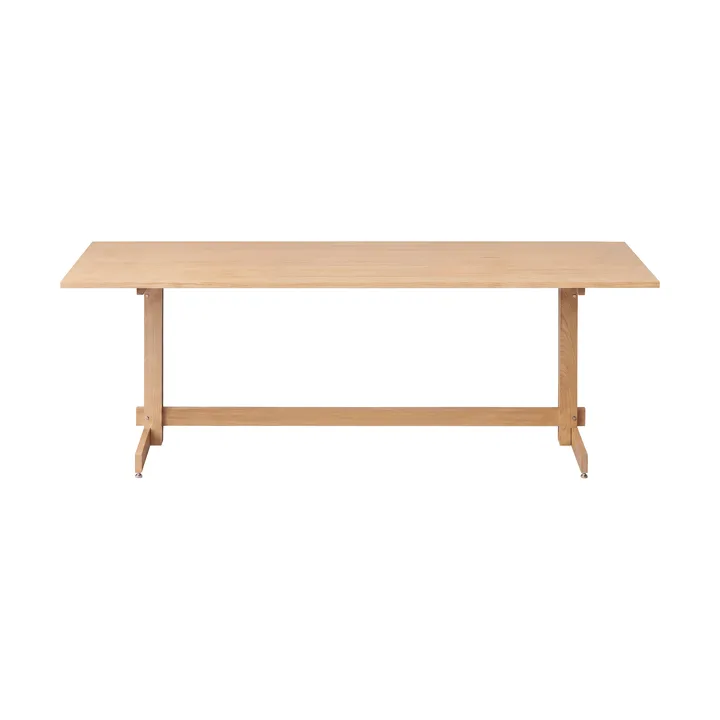 KUMU eettafel - Geolied eiken, 90x220 cm - MOEBE