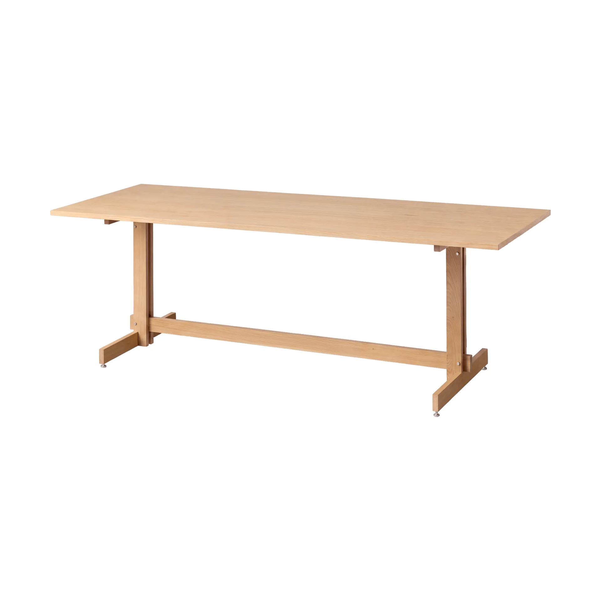 KUMU eettafel, Geolied eiken, 90x220 cm MOEBE
