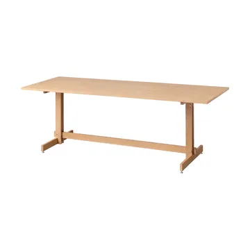 KUMU eettafel - Geolied eiken, 90x220 cm - MOEBE
