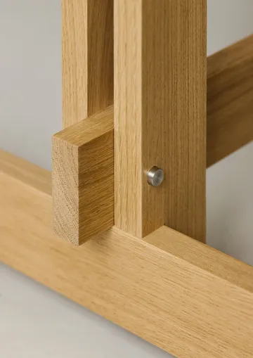 KUMU eettafel - Geolied eiken, 90x220 cm - MOEBE