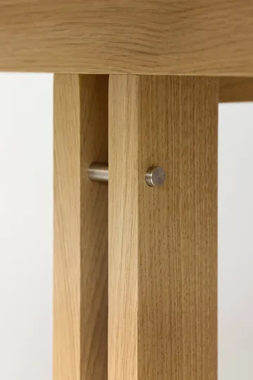 KUMU eettafel - Geolied eiken, 90x220 cm - MOEBE