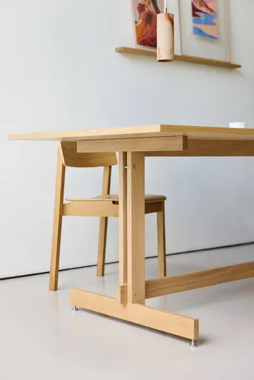 KUMU eettafel - Geolied eiken, 90x220 cm - MOEBE