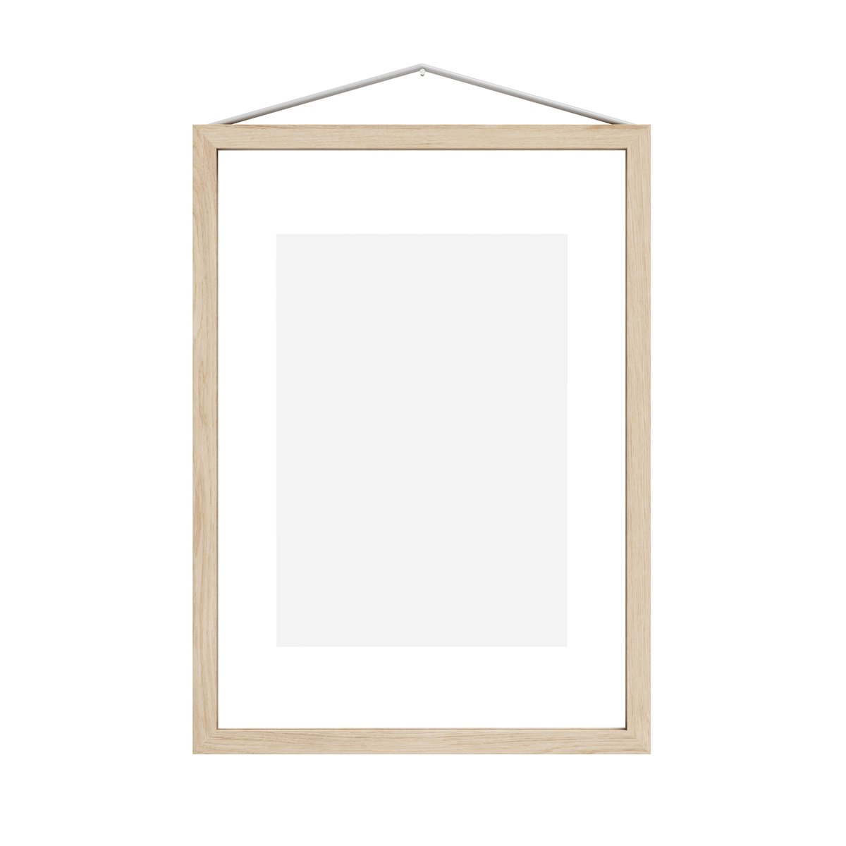 Moebe essenhouten lijst A4 23,2x31,7 cm Transparent, Wood, Black