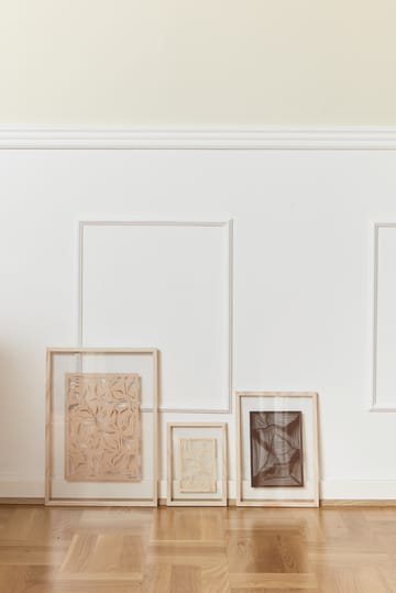 Moebe essenhouten lijst A4 23,2x31,7 cm - Transparent, Wood, Black - MOEBE