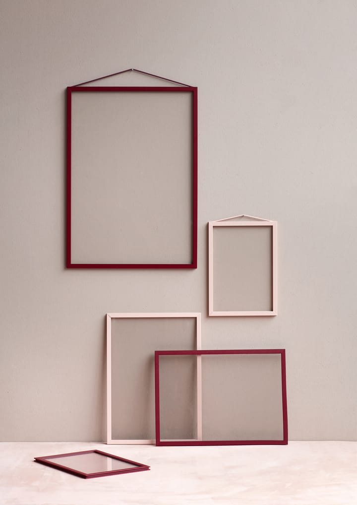 Moebe lijst A4 22,6x31,3 cm, Transparent, Pink MOEBE