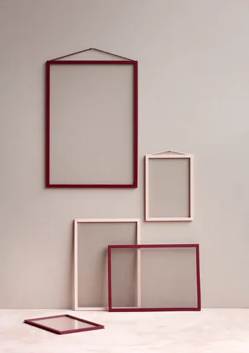 Moebe lijst A4 22,6x31,3 cm - Transparent, Red - MOEBE