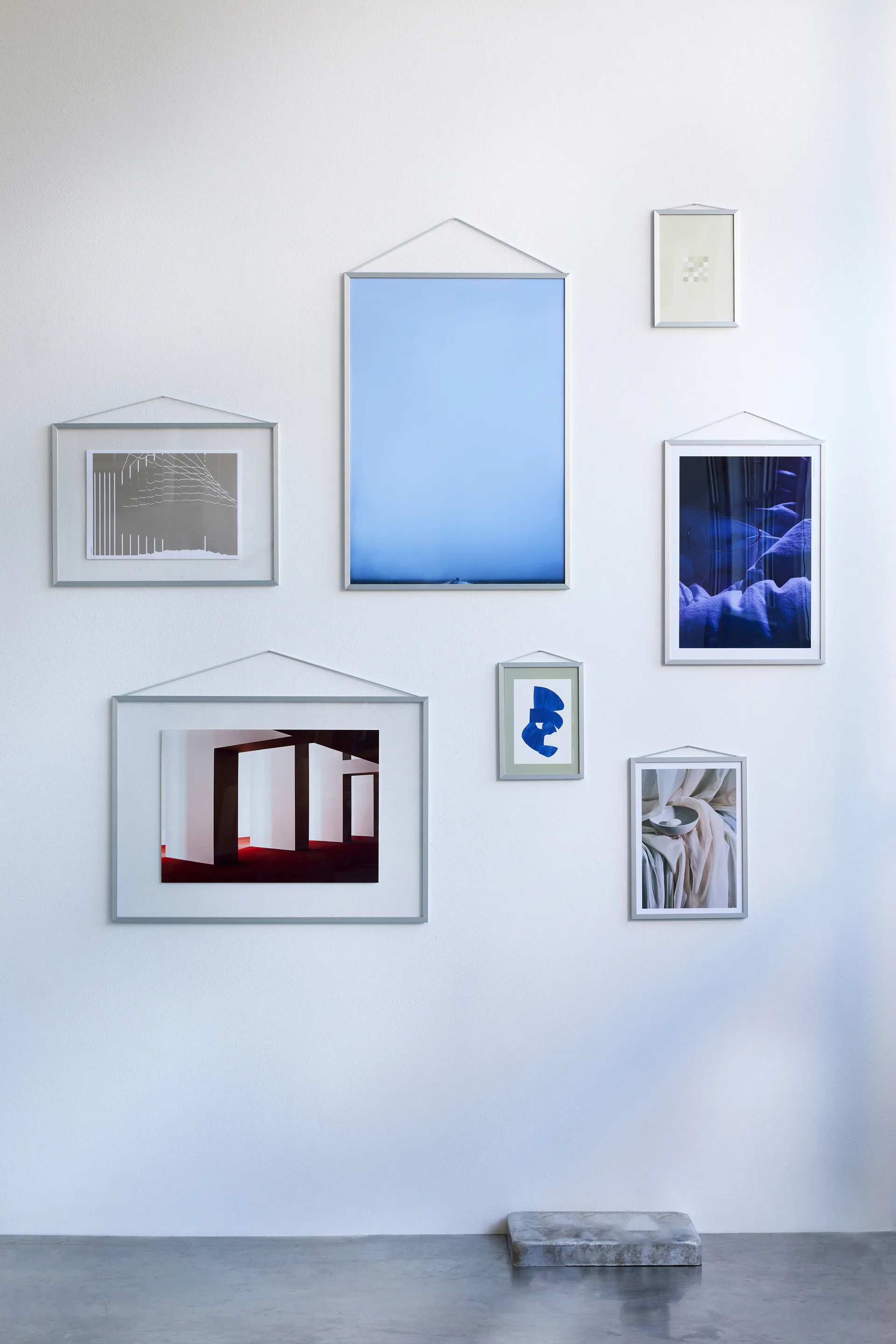 Moebe lijst A5 16,5x22,7 cm, Brushed aluminium MOEBE