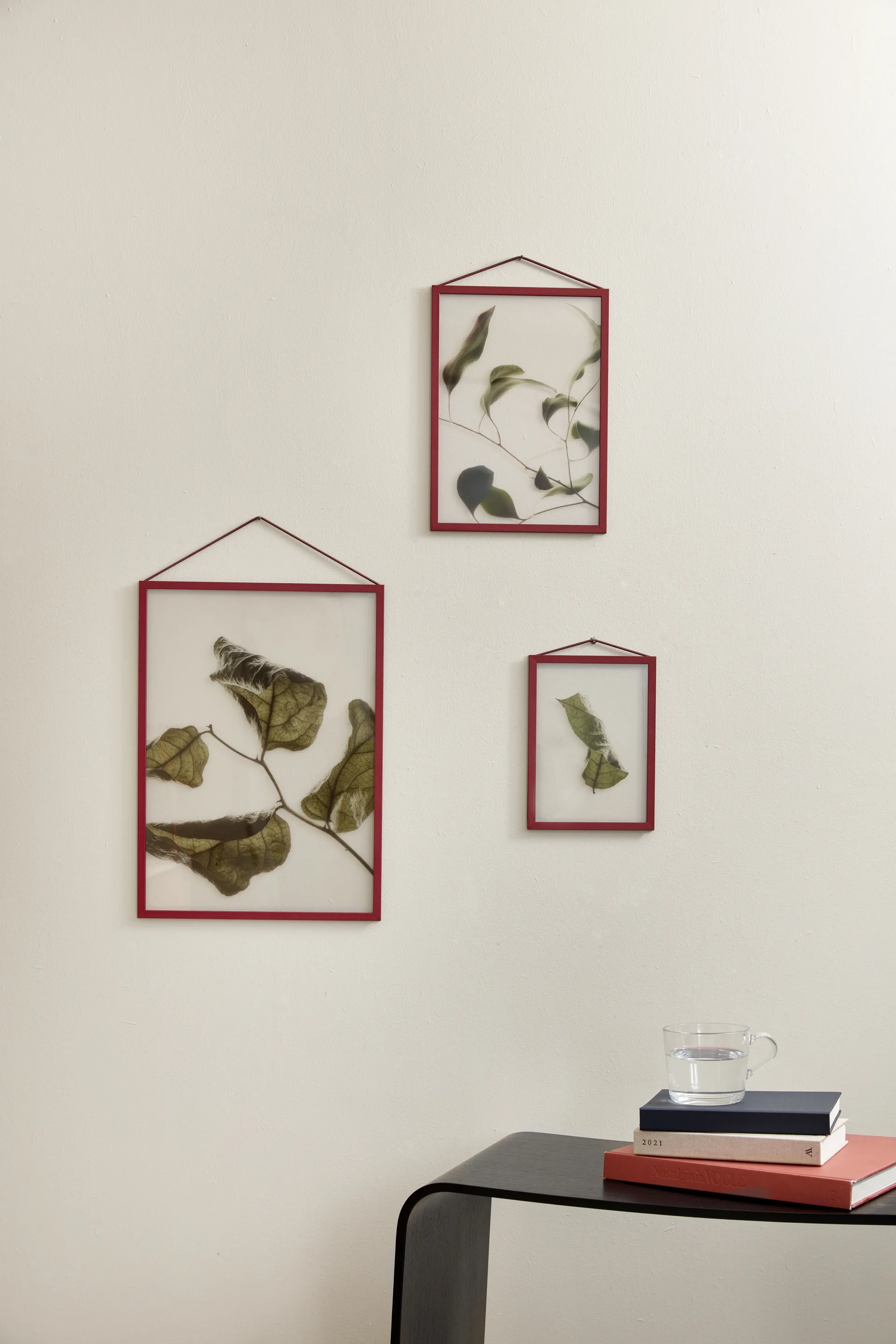 Moebe lijst A5 16,5x22,7 cm, Transparent, Red MOEBE