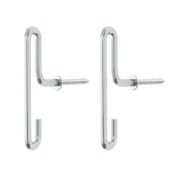 Moebe muurhaak small 2-pack - Stainless steel - MOEBE