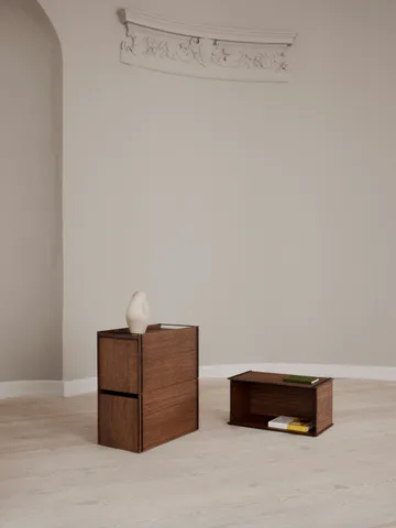 Moebe opbergdoos - Smoked oak-black - MOEBE