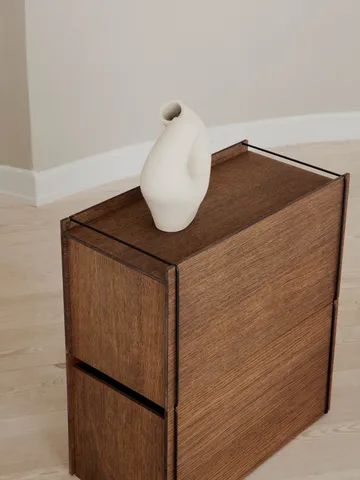 Moebe opbergdoos - Smoked oak-black - MOEBE