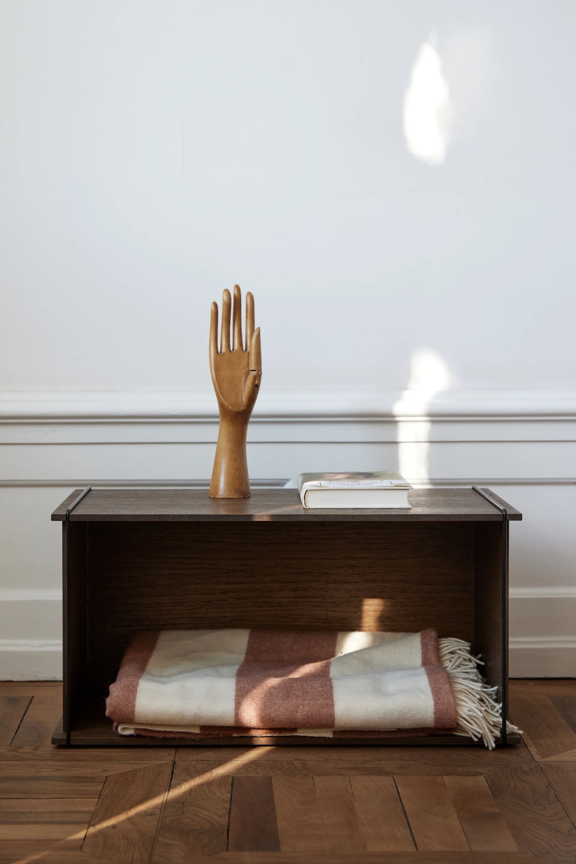 Moebe opbergdoos, Smoked oak-black MOEBE