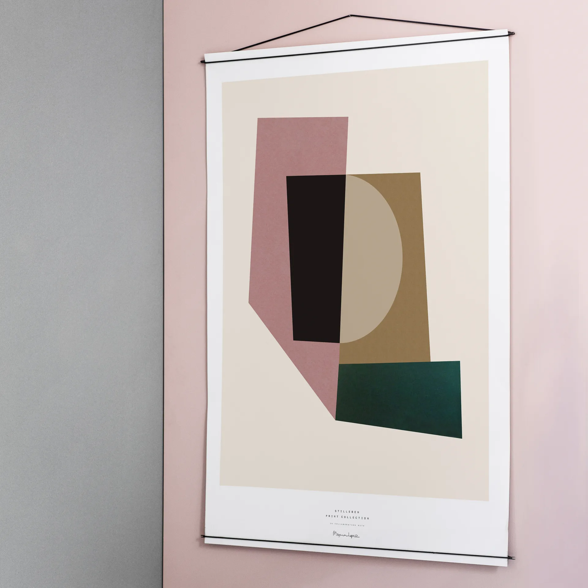 Moebe posterhanger 70 x 100 cm, Zwart MOEBE