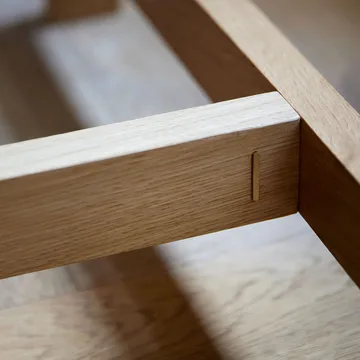 Moebe rechthoekige eettafel - Burgundy, 160x90 cm - MOEBE