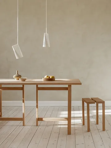 Moebe rechthoekige eettafel - Burgundy, 160x90 cm - MOEBE