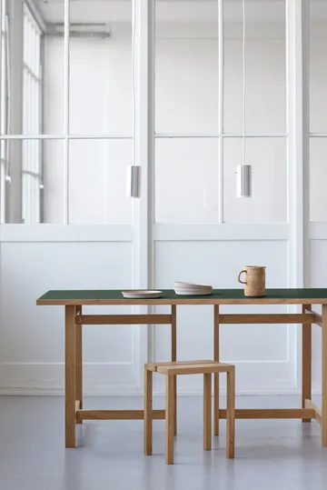 Moebe rechthoekige eettafel - Green, 220x90 cm - MOEBE