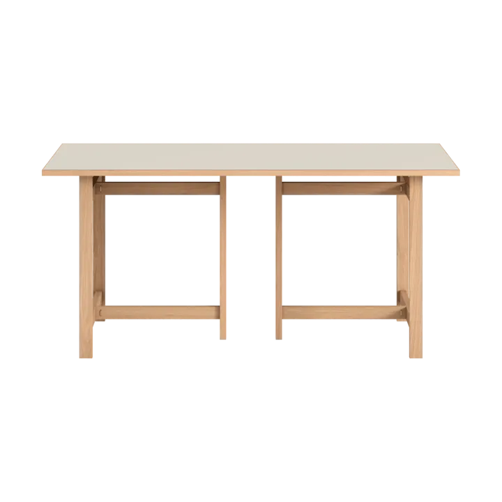 Moebe rechthoekige eettafel - Light grey, 160x90 cm - MOEBE