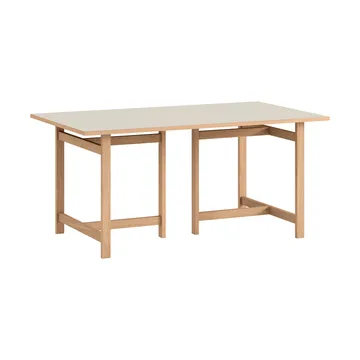 Moebe rechthoekige eettafel - Light grey, 160x90 cm - MOEBE