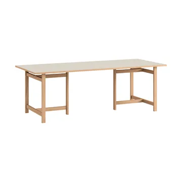 Moebe rechthoekige eettafel - Light grey, 220x90 cm - MOEBE