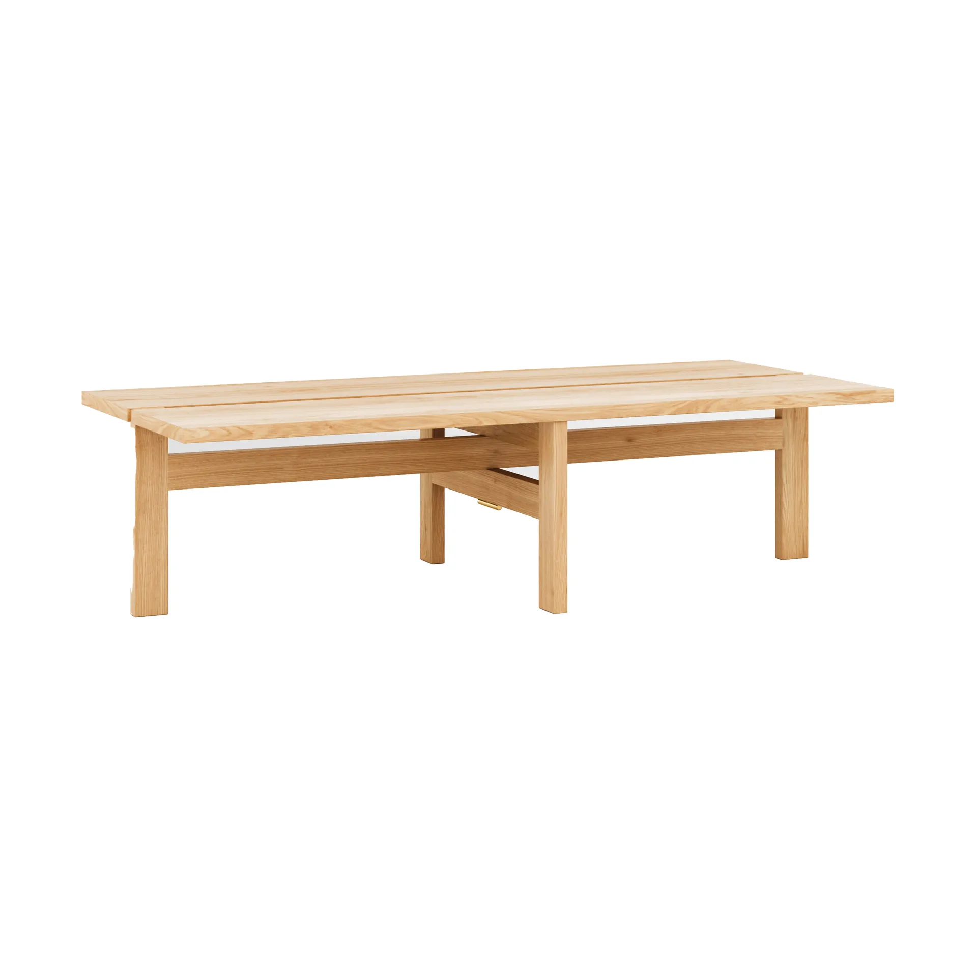 Moebe rectangular coffee table salontafel large, Eikenhout MOEBE