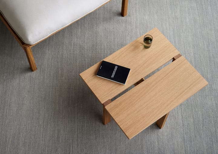 Moebe rectangular coffee table salontafel small, Eikenhout MOEBE