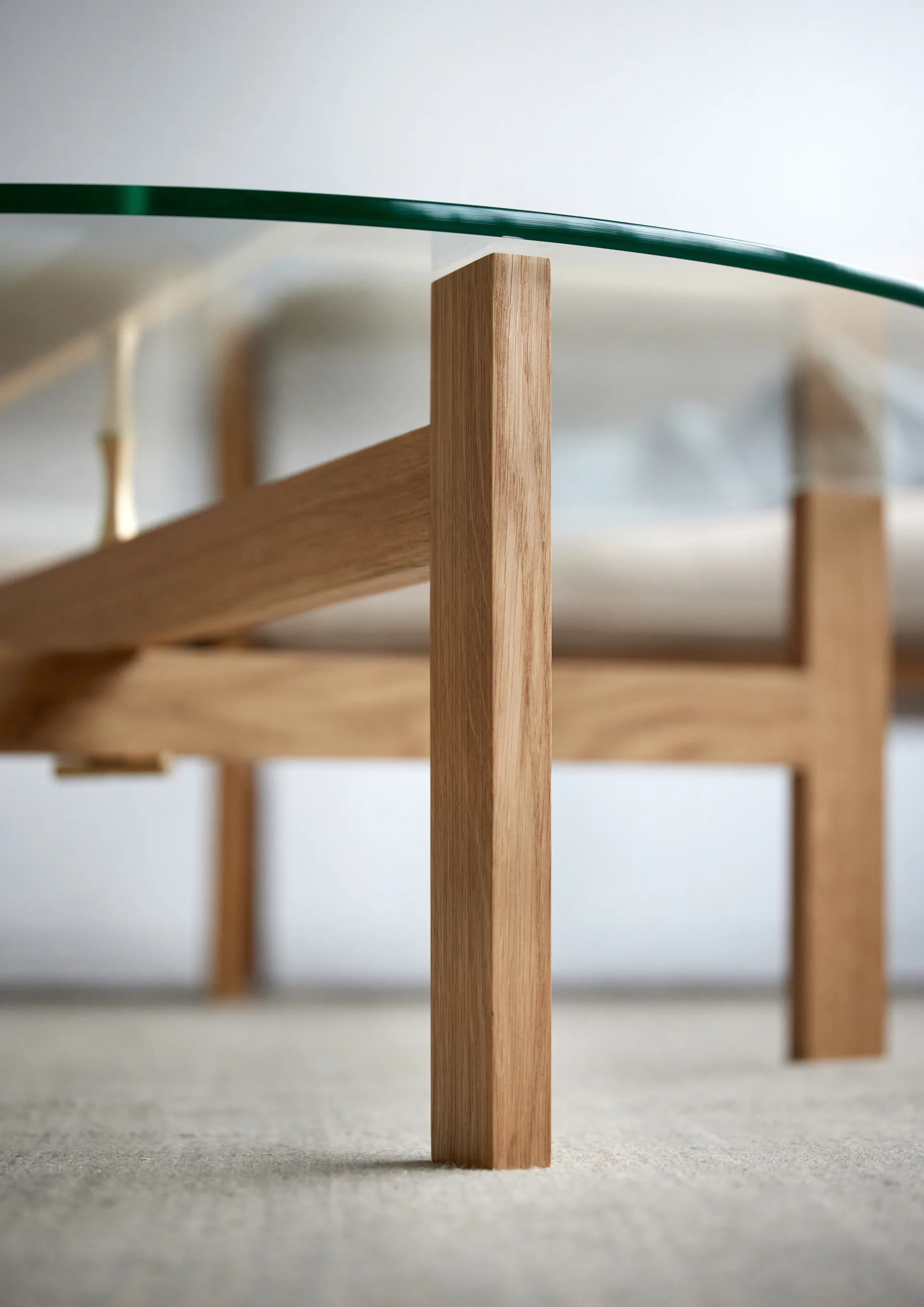 Moebe Ronde salontafel Ø88 cm, Ek MOEBE