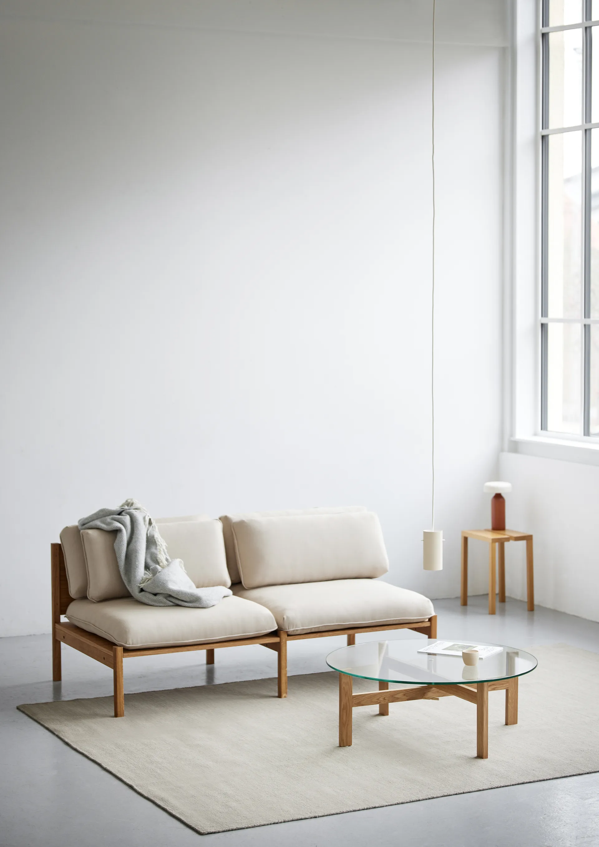 Moebe Ronde salontafel Ø88 cm, Ek MOEBE