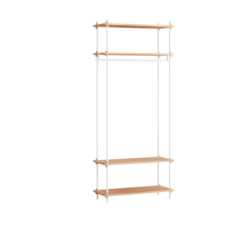 Moebe shelving system s.200.1.F - Eikenhout-wit - MOEBE