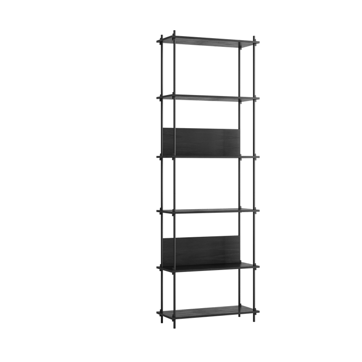 Moebe shelving system s.255.1.A - Zwart - MOEBE